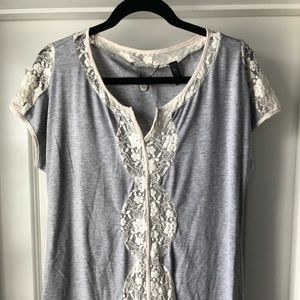 Buckle Lace Top